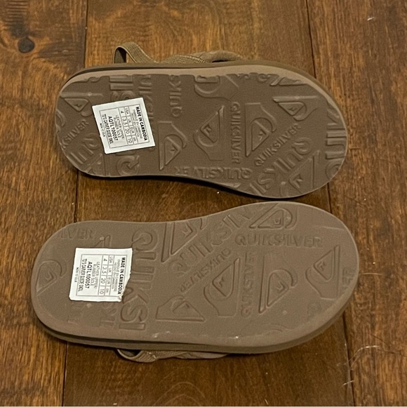 nwot QUIKSILVER || Carver Suede Core Sandals | Toddler Boys Girls Unisex size 4c - Picture 4 of 5